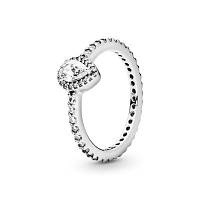 Серебряное кольцо Pandora 196254CZ 56 UL, код: 7362189