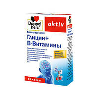 Комплекс для профилактики зрения Doppelherz Aktiv Glycine + B-vitamins 30 Caps DOP-52661 LW, код: 7670354