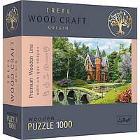 Фигурный деревянный пазл Trefl Викторианский дом 1000 элементов 52х38 см 20145 BM, код: 8264980
