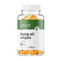 Масло конопли омега 3-6-9 OstroVit Hemp Oil Softgels 90 caps