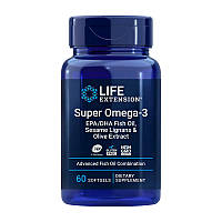 Рыбий жир Омега-3 Life Extension Super Omega-3 60 sgels