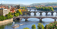 Пазлы Castorland Мосты через Влтаву, Прага 4000 элементов 138 х 68 см C-400096 GG, код: 7476440
