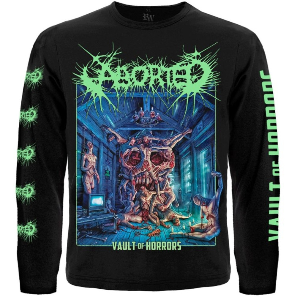 Футболка з довгим рукавом Aborted "Vault Of Horrors", Розмір M