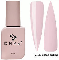 Топ для гель-лаку без липкого шару DNKA Cover Top №0008 Bordo 12 мл