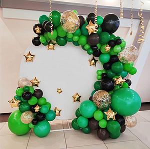 Арка гірлянда з кульок МАЙНКРАФТ З ГІГАНТАМИ