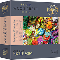Фигурный деревянный пазл Trefl Цветные коктейли 500 элементов 37х25 см 20154 NX, код: 8264985