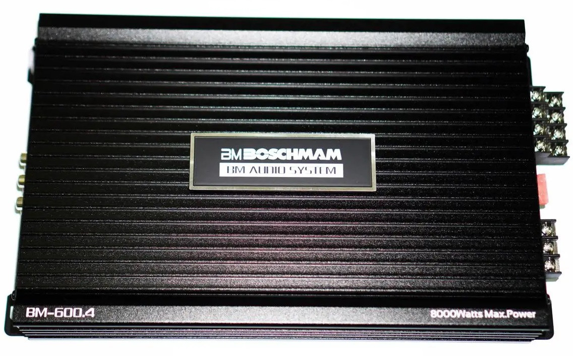 Автомобільний підсилювач звуку Boschman BM Audio BM-600.4 4-х канальний