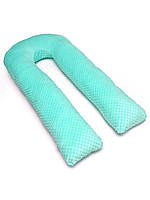 Подушка для беременных с наволочкой Coolki Минки Плюш Sky XL 120x75 NX, код: 6719551