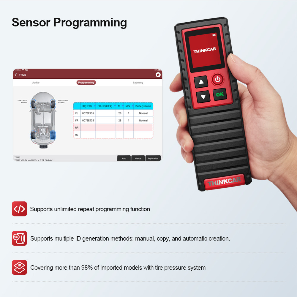 Програматор датчиків TPMS THINKCAR Thinktpms G2