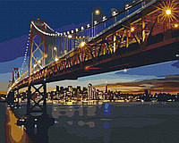 Картина по номерам BrushMe Ночной Сан-Франциско 40х50см BS8127 BM, код: 8265633
