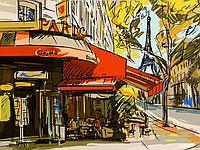 Картина по номерам Art Craft Живописный Париж 40х50см 11209-AC NX, код: 7474935