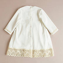 Набір на хрещення дівчинки з крижмою Мамине сонечко, Хрестильний набір вишиванка для дівчинки з крижмою, фото 5