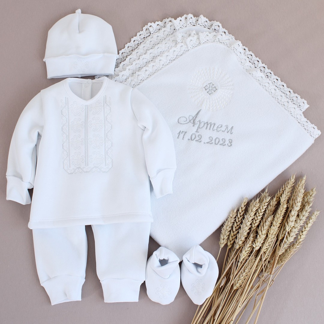 ΠΠΎΠ²Π½ΠΈΠΉ Π½Π°Π±ΡΡ Π½Π° Ρ
ΡΠ΅ΡΠ΅Π½Π½Ρ Ρ
Π»ΠΎΠΏΡΠΈΠΊΠ° Π· ΠΊΡΠΈΠΆΠΌΠΎΡ ΡΠΌΠ΅Π½Π½ΠΈΠΉ, Π₯ΡΠ΅ΡΡΠΎΠ²ΠΈΠΉ ΠΊΠΎΠΌΠΏΠ»Π΅ΠΊΡ Π΄Π»Ρ Π½ΠΎΠ²ΠΎΠ½Π°ΡΠΎΠ΄ΠΆΠ΅Π½ΠΎΡ Π΄ΠΈΡΠΈΠ½ΠΈ Π· Π²ΠΈΡΠΈΠ²ΠΊΠΎΡ