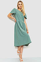 Платье свободного кроя оливковый 230R033 Ager S NX, код: 8225202