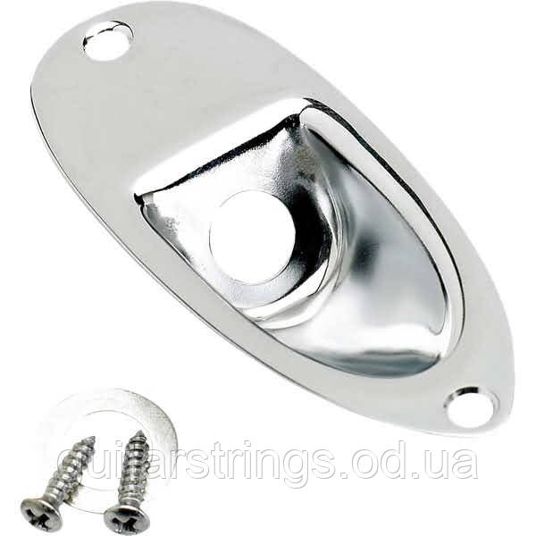 Гнездо гитарного джека Fender 0991940100 Input Jack Plate Ferrule Strat Chrome, фото 1