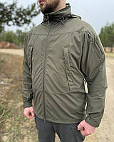 Куртка легкая Helikon-Tex Trooper MK2 Jacket Taiga Green,тактическая зеленая весенняя куртка с капюшоном олива