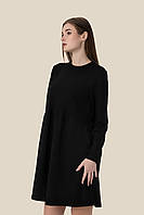 Платье однотонное женское LAWA WBC02332 L Черный (2000990202277) NX, код: 8422054