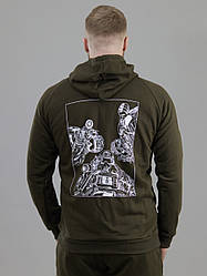 Худі тактичне з принтом ULTIMATUM Олива