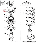Опора передньої стійки амортизатора Fiat Ducato 230, Peugeot Boxer, Citroen Jumper (94-02), 1323165080, 503872, Fast, Італія, фото 5