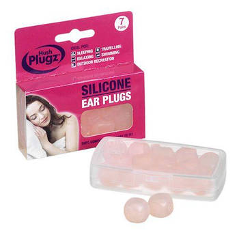 Силіконові беруші для сну, плавання, купання Hush Plugz Silicone (7 пар)