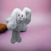 Мʼяка іграшка "Зайка Пухнастик",білий 60 см (з вухами 80 см) [tsi237505-TSI], фото 2