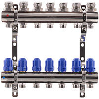 Колекторний блок з термостатичними клапанами Koer KR.1100-07 1"x7 ways (KR2633)