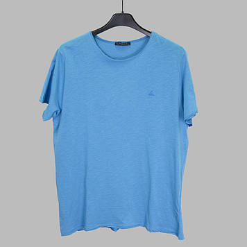 Футболка чоловіча Mons R-1008 БЛАКИТНА 100% бавовна 5XL(Р)