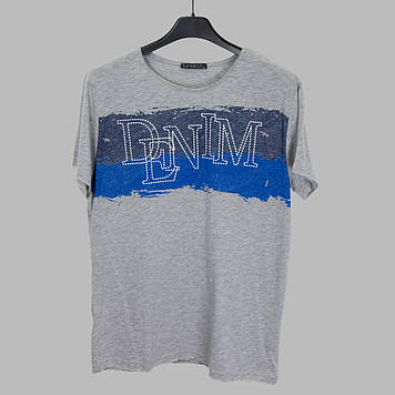 Футболка чоловіча Mons R-2404 СІРА 100% бавовна 5XL(Р)