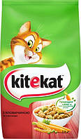 Сухой корм Kitekat для котов с говядиной и овощами 1.8 кг