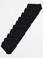 Труси для дівчинки George чорні, комплект з 10 штук, розміри 134-164