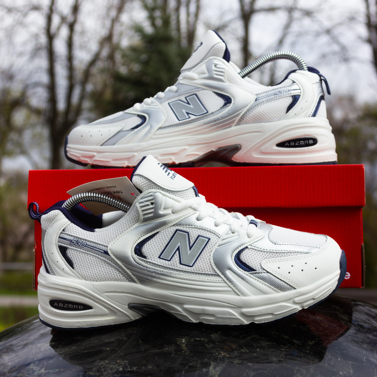 РОЗПРОДАЖ Кросівки New Balance 530 білі ТОП ЯКІСТЬ+безкоштовна доставка, фото 1