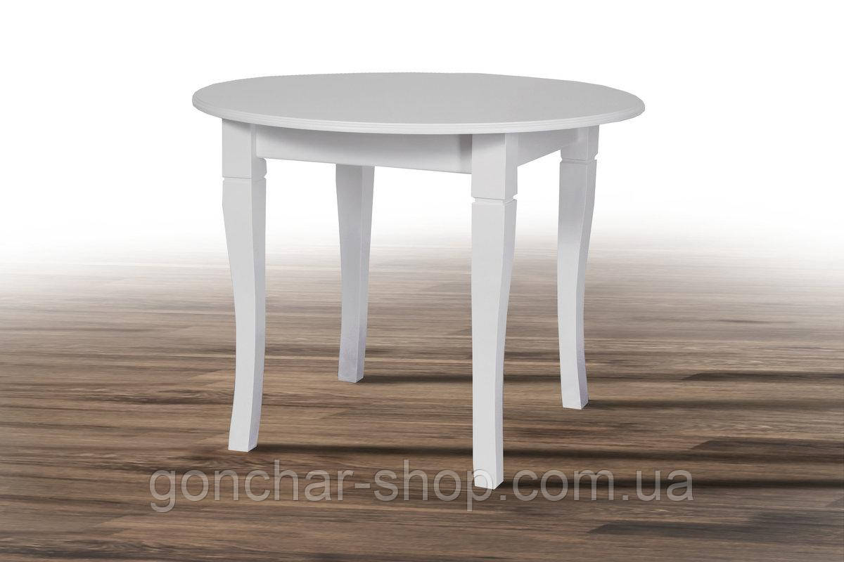 Стіл обідній Остін 1000*1000 білий/матовий, фото 1