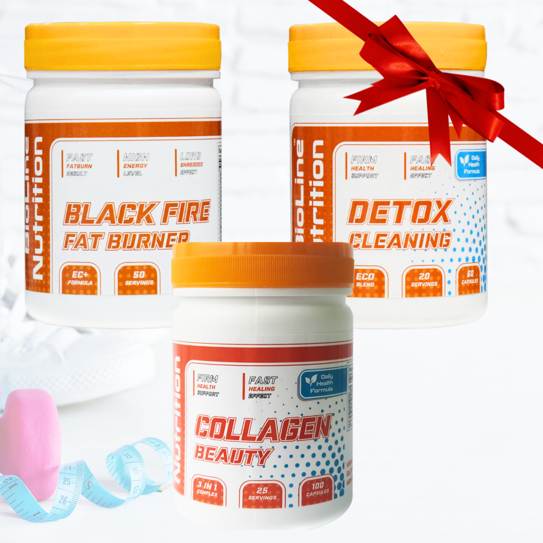 Комплекс нежное похудение Блек Фаер Black Fire Fat Burning + Коллаген и Детокс в Подарок