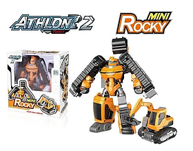 Дитячий ігровий трансформер міні Роккі Tobot mini Rocky 968-2 трансформується в екскаватор