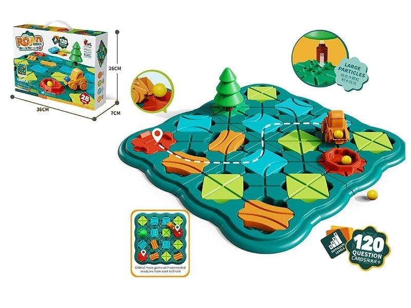 Розвиваюча гра 3070 - 28 елементів, машинка, ігрове поле, кольорові кульки