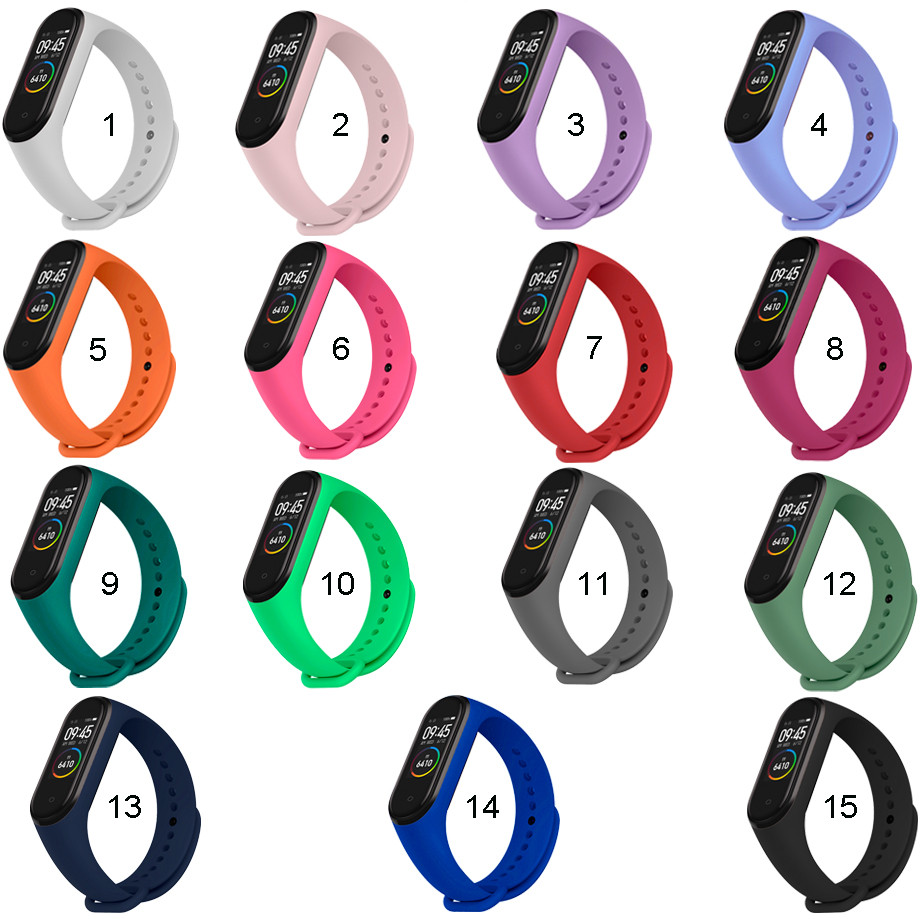 Силіконовий ремінець для Mi Band 4/3