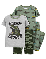Набор из 2-х хлопковых пижам для мальчика Дино Картерс