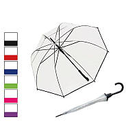 Зонтик Derby прозрачный. длина 83см, диаметр 87 см.