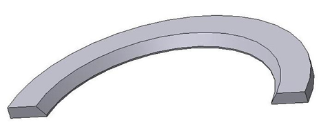 ОП-02009 Напівкільце для маслопресу ПМ-450, фото 1