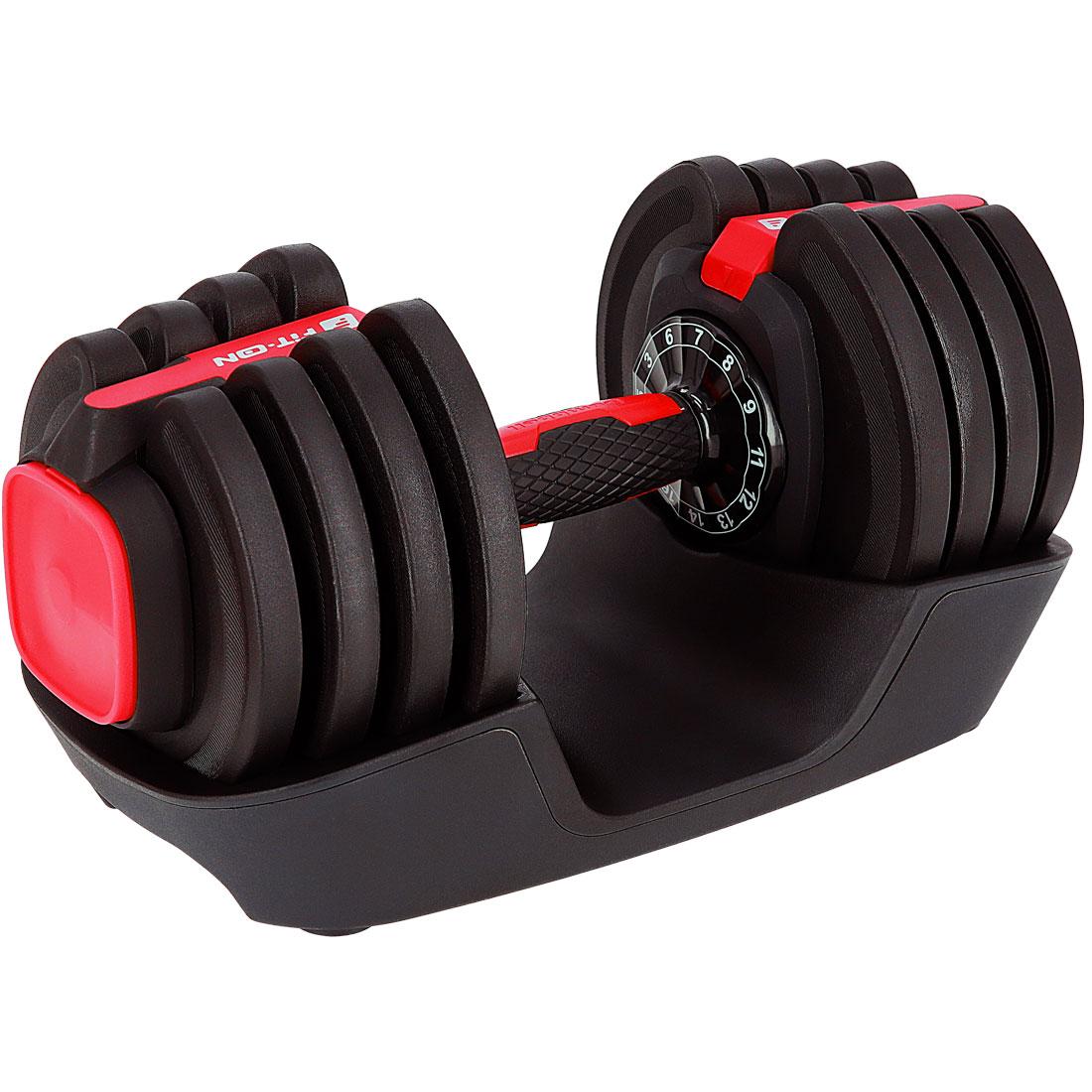 Гантель набірна Fit-On Flex 1-18кг