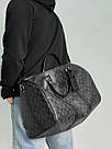 Чоловіча сумка Коуч чорна Coach Black In Signature Canvas, фото 3