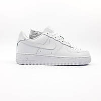 Женские демисезонные кроссовки Nike Air Force 1 (белые) низкие стильные кроссовки 20876 Найк