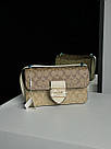 Жіноча сумка Коуч бежева Coach Beige Large Morgan Square Crossbody Bag, фото 3