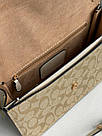 Жіноча сумка Коуч бежева Coach Beige Large Morgan Square Crossbody Bag, фото 10
