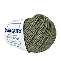 Lana Gatto MERINOCOT (Мерiнокот) № 14569 хакі (Пряжа мериносів з бавовною, в'язальні нитки)