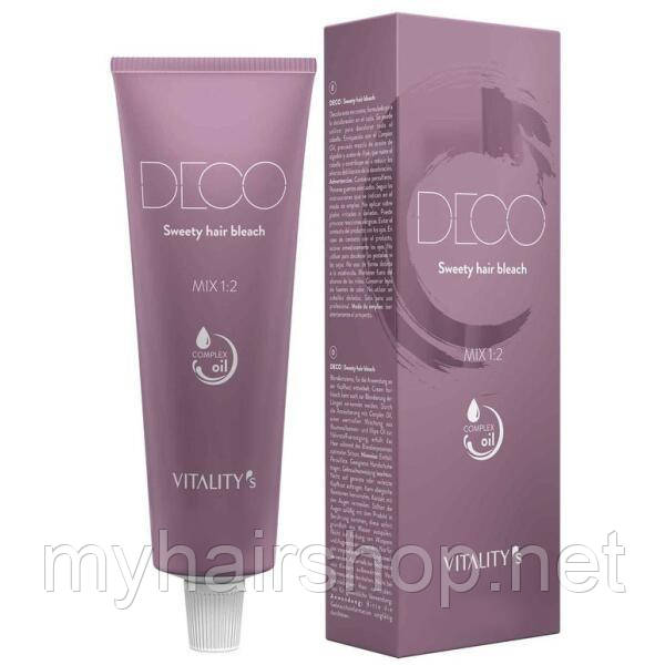 Кремовий освітлювач для волосся Vitality's Deco Sweety Hair Bleach 150 мл