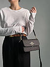 Жіноча сумка Коуч коричнева Coach Brown Brynn Flap Crossbody In Signature Canvas, фото 3