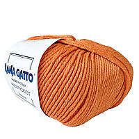 Lana Gatto MERINOCOT (Мерiнокот) № 14579 помаранчевий (Пряжа мериносів з бавовною, в'язальні нитки)