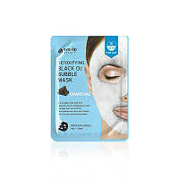 Тканевая кислородная маска с древесным углем EYENLIP Black O2 Bubble Mask Charcoal