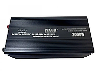 Инвертор с чистой синусоидой 12V в 220V ProFix-2000W (макс.4000W) с зарядкой + UPS, LCD дисплей